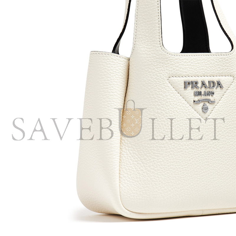 PRADA LEATHER MINI HANDBAG 1BA349 (18*16*10cm)